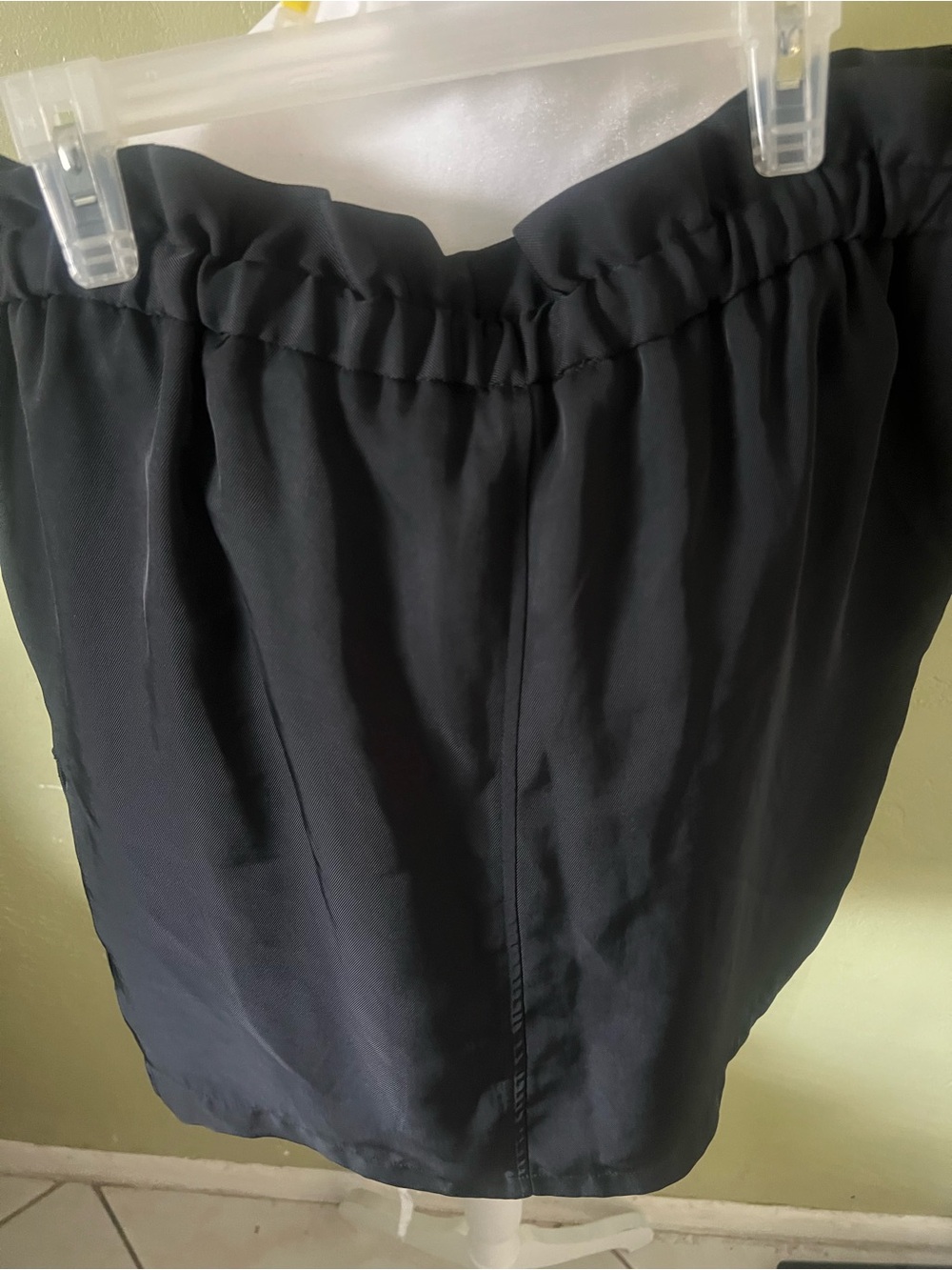 Express Black Drawstring Waist Skirt